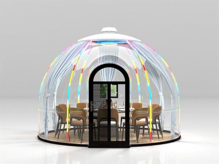 Prestige Dome House 14FT × 9.2FT Polycarbonate Dome (330 SF) – Luxury Glamping & Hospitality Structure