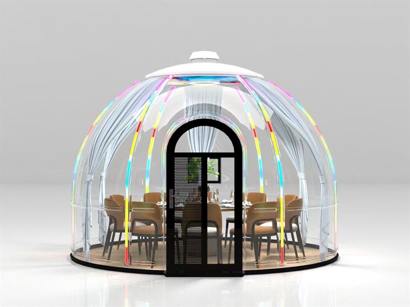 Prestige Dome House 14FT × 9.2FT Polycarbonate Dome (330 SF) – Luxury Glamping & Hospitality Structure